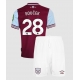 West Ham United Tomas Soucek #28 Replike Domaci Dres za djecu 2024-25 Kratak Rukav (+ Kratke hlače)